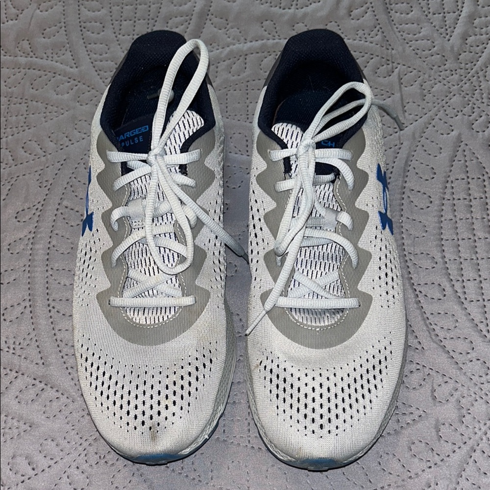 Under Armour Gray and Blue Athletic Shoes